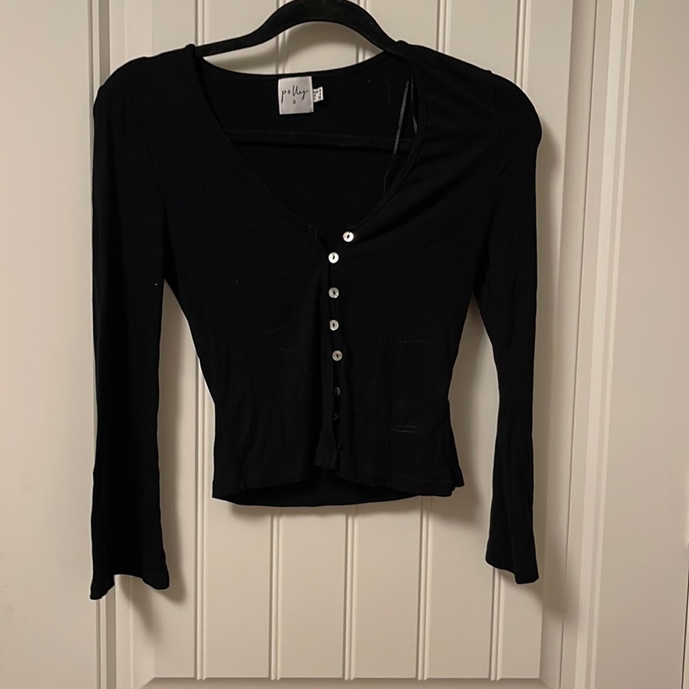 Princess Polly button up long sleeve top
